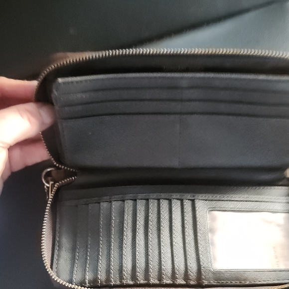 Michael Kors Dark Brown Wristlet - Picture 2 of 4